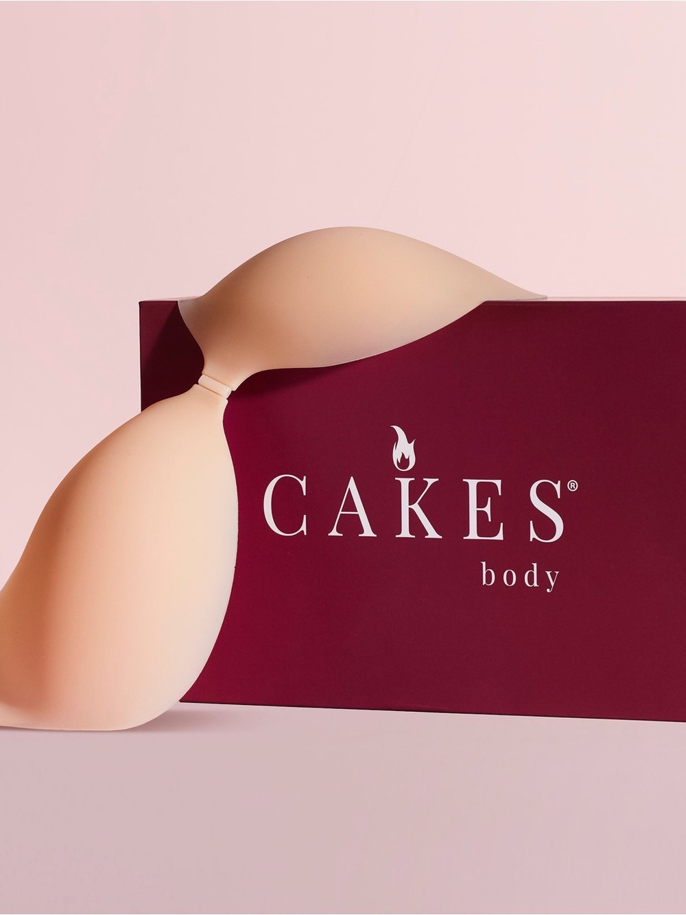 Cakes Nude Adhesive Strapless Bra ~ color Honey size L